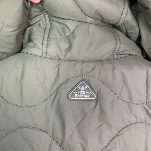 Barbour Women's Barbour Willowherb‎ Quilted Sweat Jacket SZ 4 - Picture 6 of 9